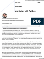 Phpmaster _ Generate Documentation With ApiGen