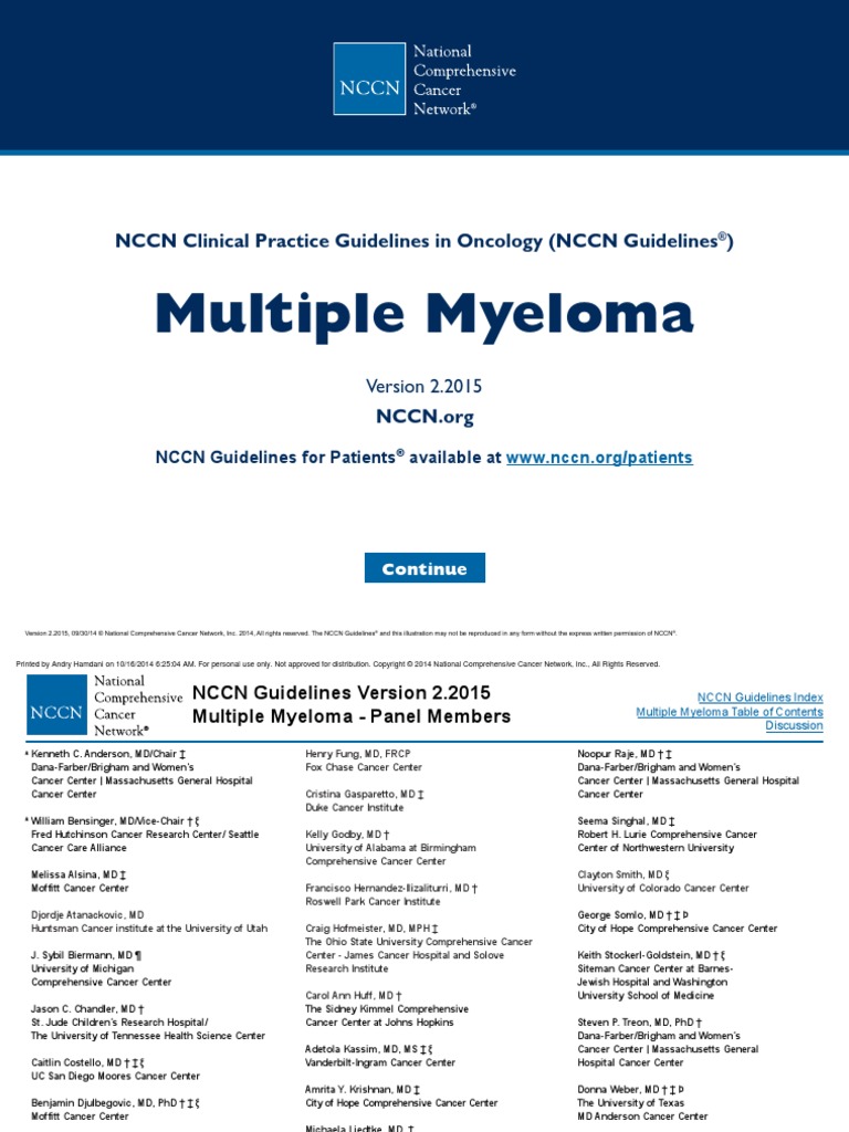 Myeloma | PDF | Multiple Myeloma | Hematopoietic Stem Cell Transplantation