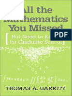 Thomas A. Garrity, Lori Pedersen - All the Mathematics You Missed, But Need To Know for Graduate School.pdf
