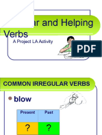 Irregular and Helping Verbs: A Project LA Activity