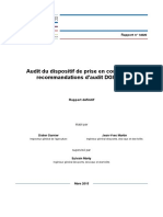 Audit Du Dispositif de Prise en Comptes Et Recommandations D'audit