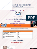 ICT101 Lecture 1 Introduction