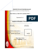 Mapúa Institute of Technology: Lectrical Ircuits Aboratory