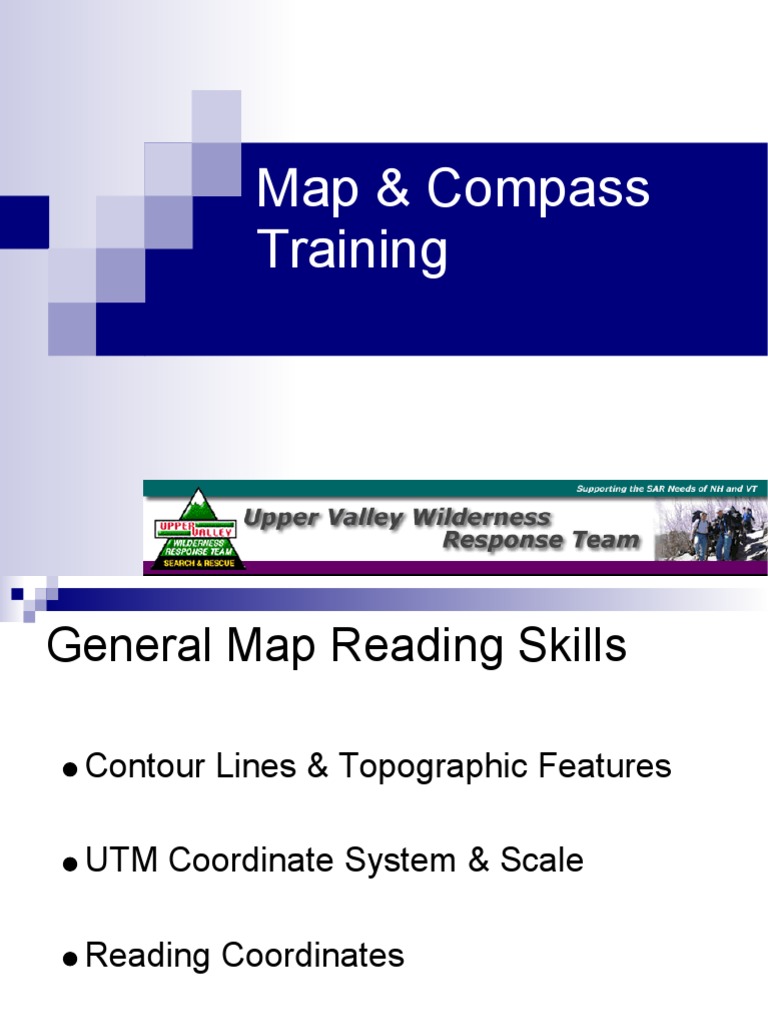 Map and Compass Navigation Skills Guide | PDF | Compass | Geomatics