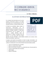 Apuntes de Contabilidad Gerencial. Estado de Resultados