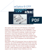 Blueoptics © CFP: Cfp2 and Cfp4 Transceivers For 100G Data Transfers