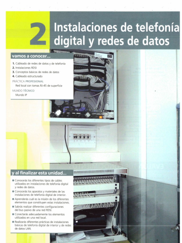 02-Instalaciones de Telefonia Digital y Redes de Datos | PDF