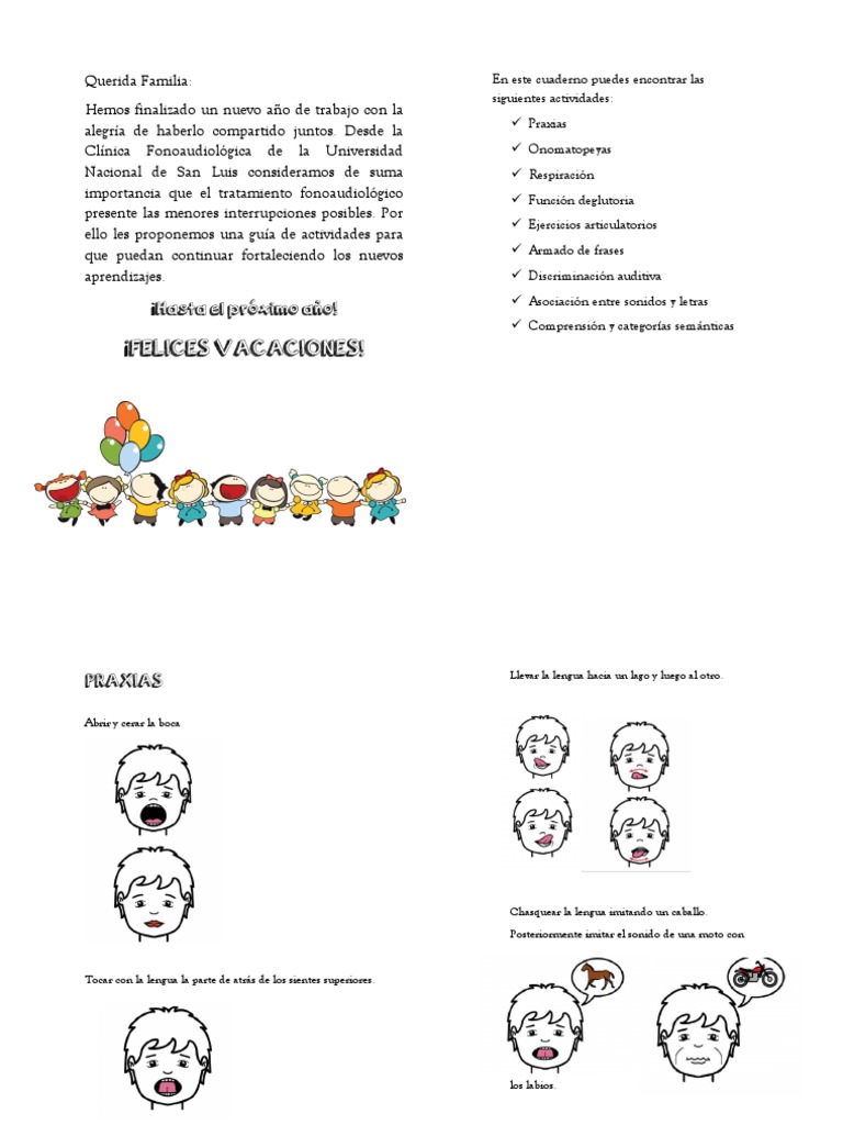 Actividades para Estimular el Lenguaje | PDF | Palabra | Imagen