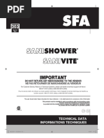 Manual Sanishower