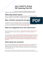 Brexit: All You Need To Know About The UK Leaving The EU: What Does Brexit Mean?