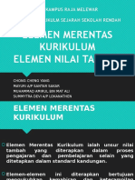 ELEMEN MERENTAS KURIKULUM DAN ELEMEN NILAI TAMBAH