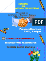 Seminar ON Electrostatic Precipitator: Organized by Institution of Engineers India & EQPC-Bhubaneswar