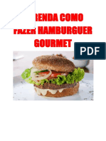 Aprenda Como Fazer Hamburguer Gourmet PDF