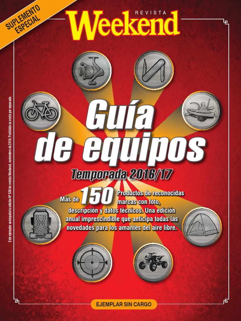 Guia Equipos Weekend 2016-17, PDF, Mochila