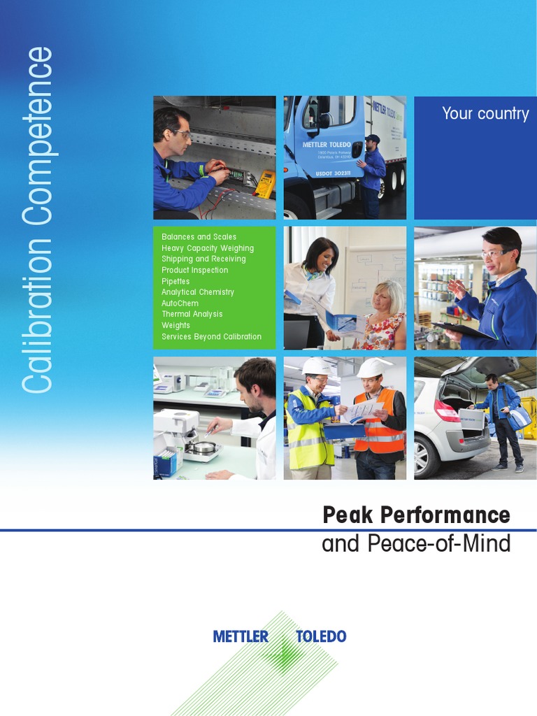 Calibration Brochure PDF Weighing Scale Calibration