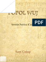 Popol Wuj, Version Poetica Kiche