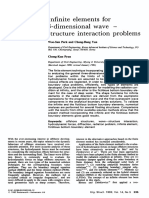 Infinite Elements For 3 Dimensional Wave - Structure Interaction Problems 1992