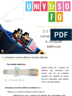 2. Grandeza Corrente Elétrica e Choques Elétricos