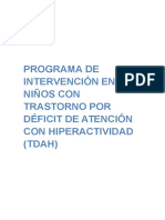 PROGRAMA DE INTERVENCIÓN EN NIÑOS CON TRASTORNO POR  DÉFICIT DE ATENCIÓN CON HIPERACTIVIDAD.docx