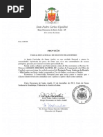 Provisão Para Trabalho Pastoral de Diácono Transitório