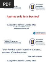 Aportes Para Tesis Doctoral