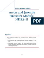 Nfirs Module 11 Arson and Juvenile Firesetting