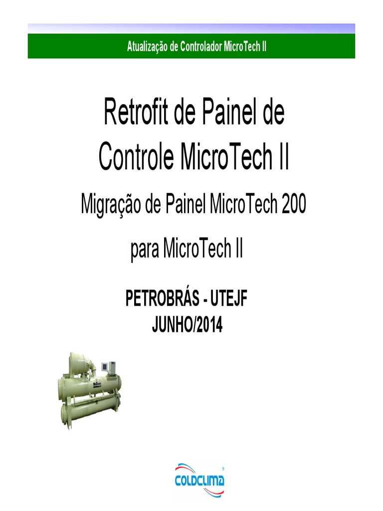 Atualização do Controlador MicroTech II | PDF | Fiação elétrica | Bens ...