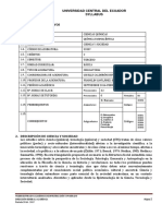 SÍLABO Ciencia y Sociedad - QF - 2016-2017