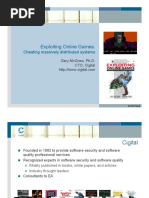 Exploiting Online Games:: Cheating Massively Distributed Systems
