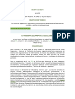 Decreto 1352 de 2013