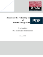Stratas Report On The Reliability Performance of Aurora Energy Limited 24 June 2013