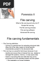 Forensics II: File Carving