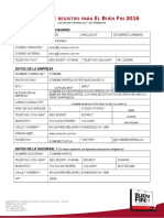 Formato de Registro de Empresas para El Buen Fin 2016 para PROMOTORES