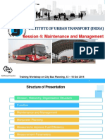 Bus Maintenance and Management Workshop