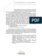 Relacion Entre La Articulacion Temporomadibular y La Postura Corporal en Dinamica PDF
