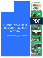 Plan Manejo Residuos Sólidos San Martín de Porres 2016-2021