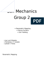 Soil Mechanics Group 2: Parametric Mapping Failure Surface Soil Yielding
