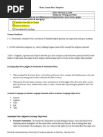 basic lesson plan - literature assignment-dell