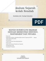 Kurikulum Sejarah Sekolah Rendah