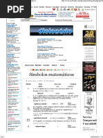 Dicionário de Matemática _simbolos Matematicos