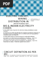 Electic Circuit, Wiring Etc