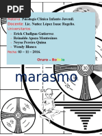 Marasmo en Infanto Juvenil