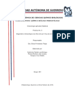 Práctica No. 6 Diagnostico Inm. de Infec. Por Virus de La Hepatitis C. ELISA