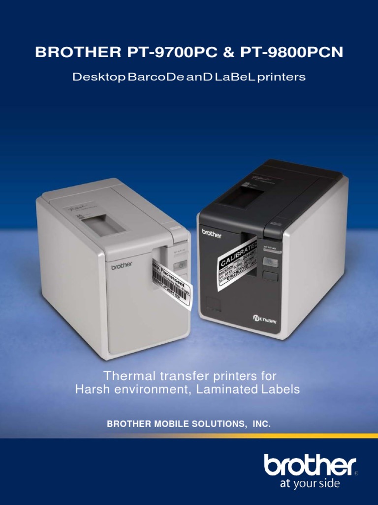 Printer Brother PT - 9700 - 9800.rev.1 PDF | PDF