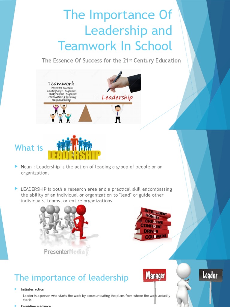 Leadership and Teamwork in Education | PDF | Goal | Leadership
