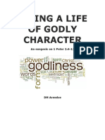 Living a Life of Godly Character