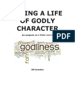 Living A Life of Godly Character