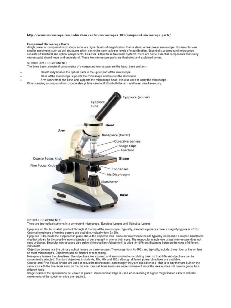 Microscope Parts | Lens (Optics) | Atomic