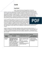 TEACHERS GUIDE Caring Thinking Model