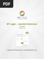 BT Login User Manual v2.0